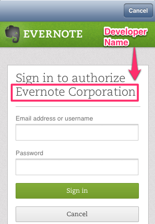 evernote login online